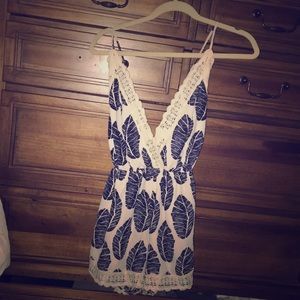 Adorable backless romper!